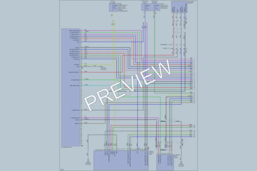 2011 Nissan 370Z Radio wiring diagram preview