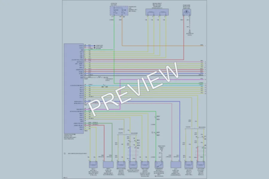 2011 Nissan 370Z Supplemental Restraints wiring diagram preview