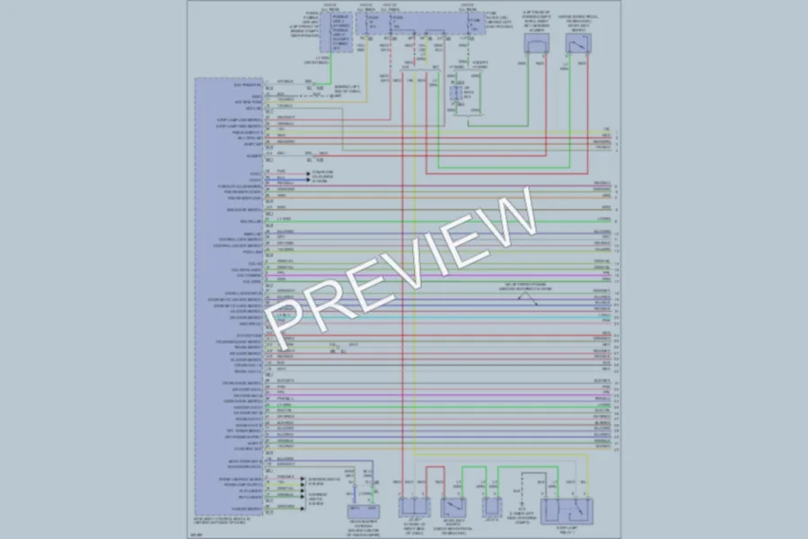 2011 Nissan Altima Anti Theft wiring diagram preview