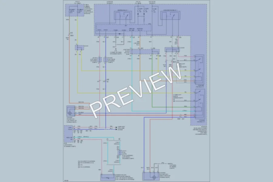 2011 Nissan Altima Cooling Fan wiring diagram preview