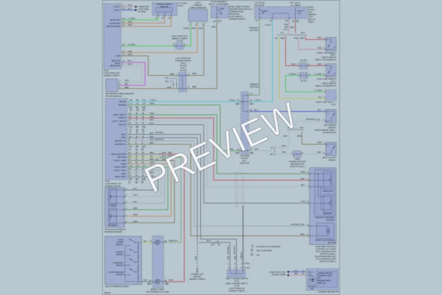2011 Nissan Altima Cruise Control wiring diagram preview