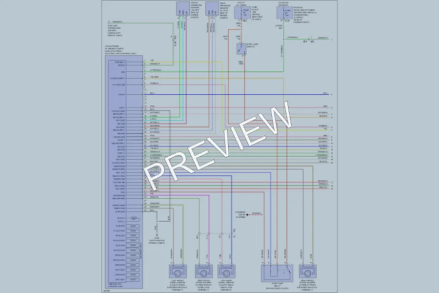 2011 Nissan Armada Anti Lock Brakes wiring diagram preview