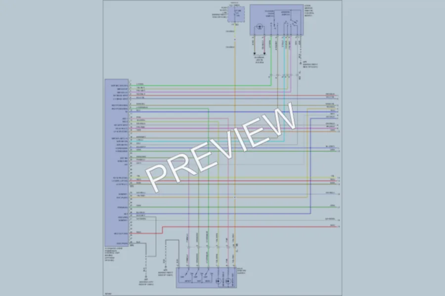 2011 Nissan Armada Memory Systems wiring diagram preview