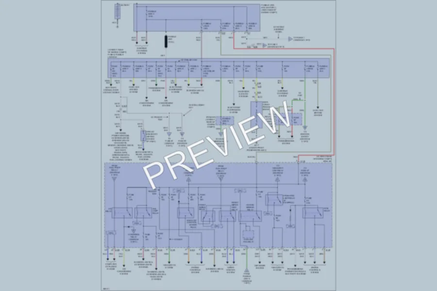 2011 Nissan Armada Power Distribution wiring diagram preview