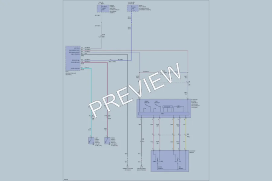 2011 Nissan Armada Power Top Sunroof wiring diagram preview