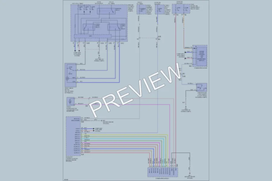 2011 Nissan Armada Wiper Washer wiring diagram preview
