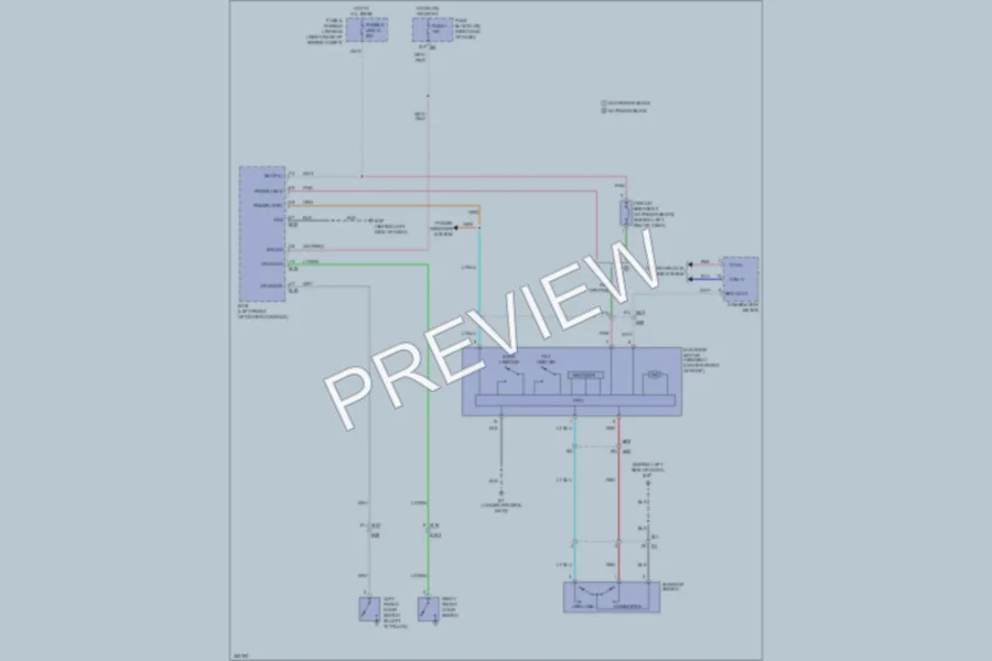 2011 Nissan Frontier Power Top Sunroof wiring diagram preview