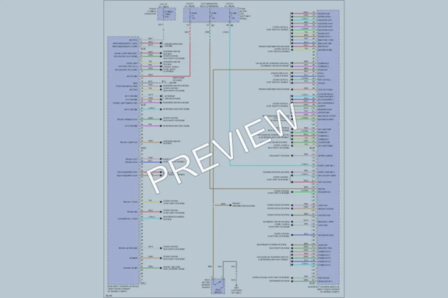2011 Nissan GTR Body Control Modules wiring diagram preview