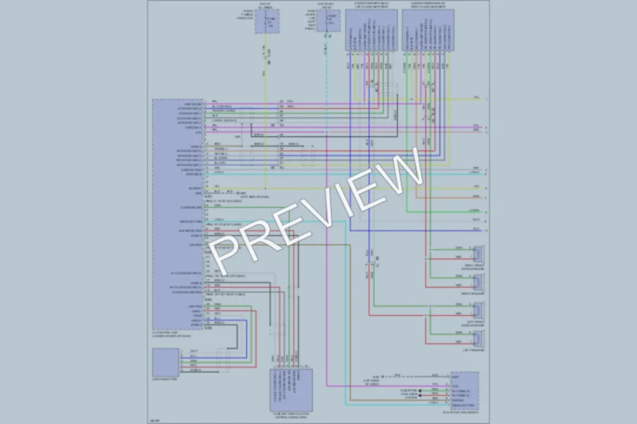 2011 Nissan GTR Navigation wiring diagram preview