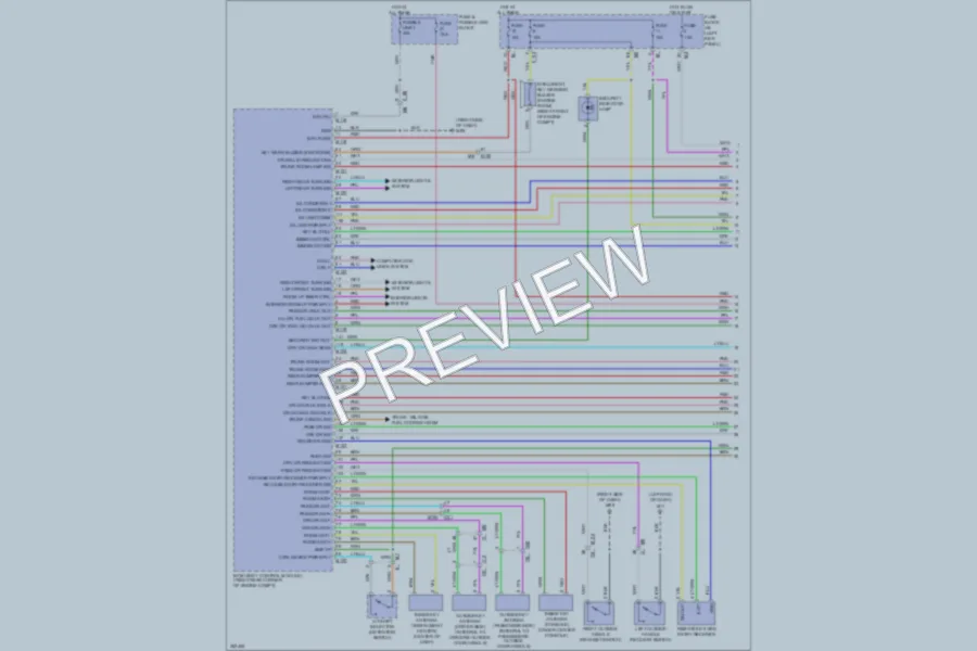 2011 Nissan GTR Power Door Locks wiring diagram preview