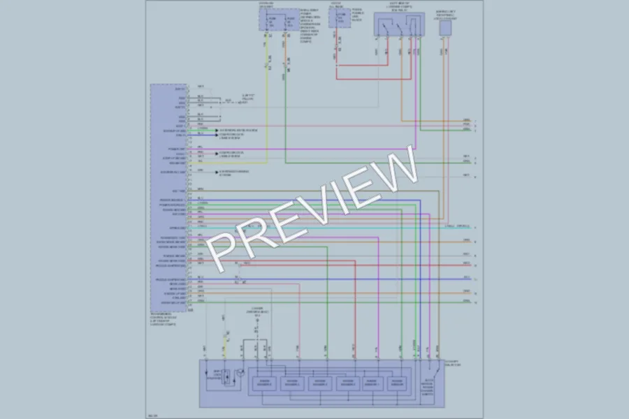 2011 Nissan GTR Transmission wiring diagram preview