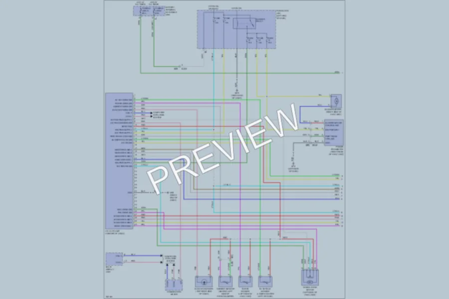 2011 Nissan JUKE Air Conditioning wiring diagram preview