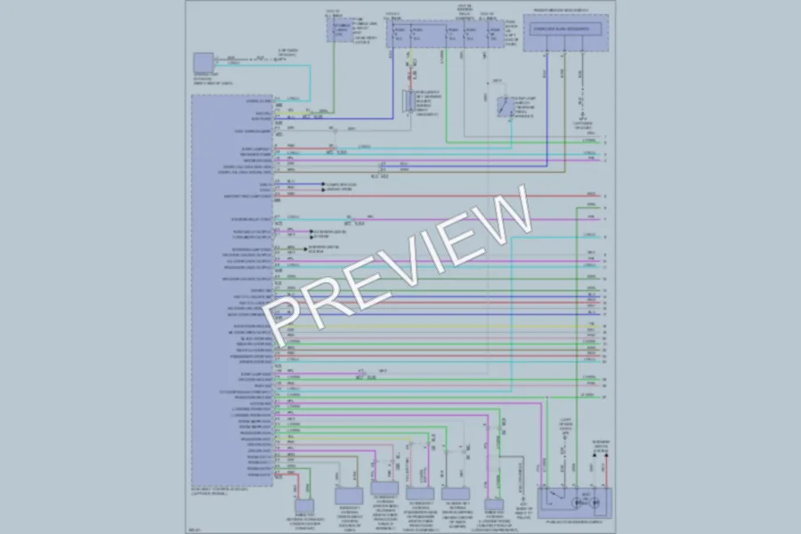 2011 Nissan JUKE Anti Theft wiring diagram preview