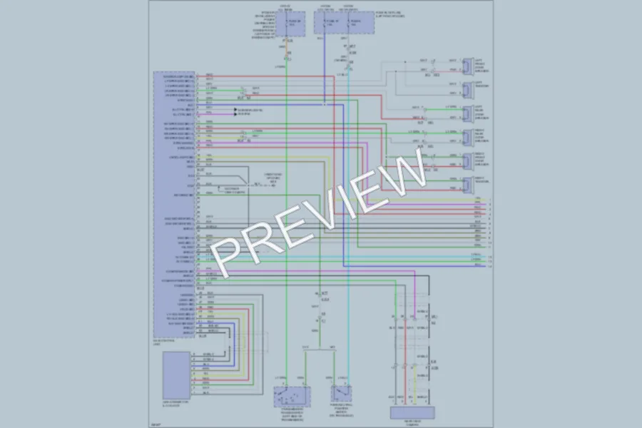 2011 Nissan JUKE Navigation wiring diagram preview