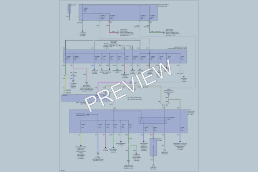 2011 Nissan JUKE Power Distribution wiring diagram preview