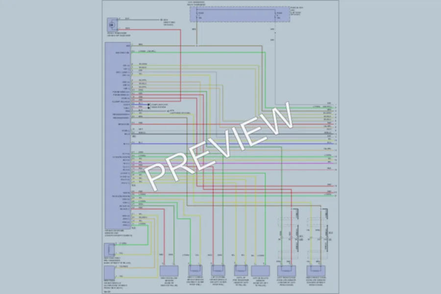 2011 Nissan LEAF Supplemental Restraints wiring diagram preview