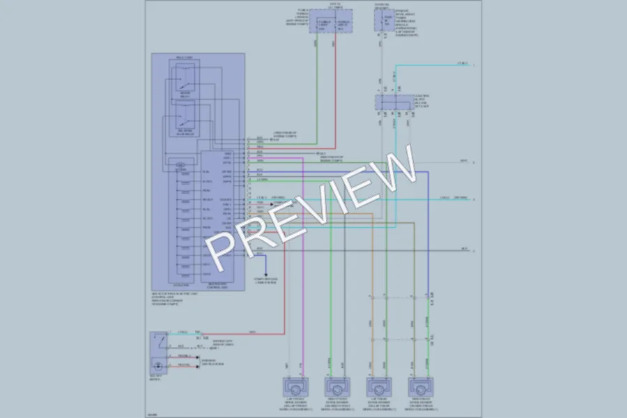 2011 Nissan Maxima Anti Lock Brakes wiring diagram preview