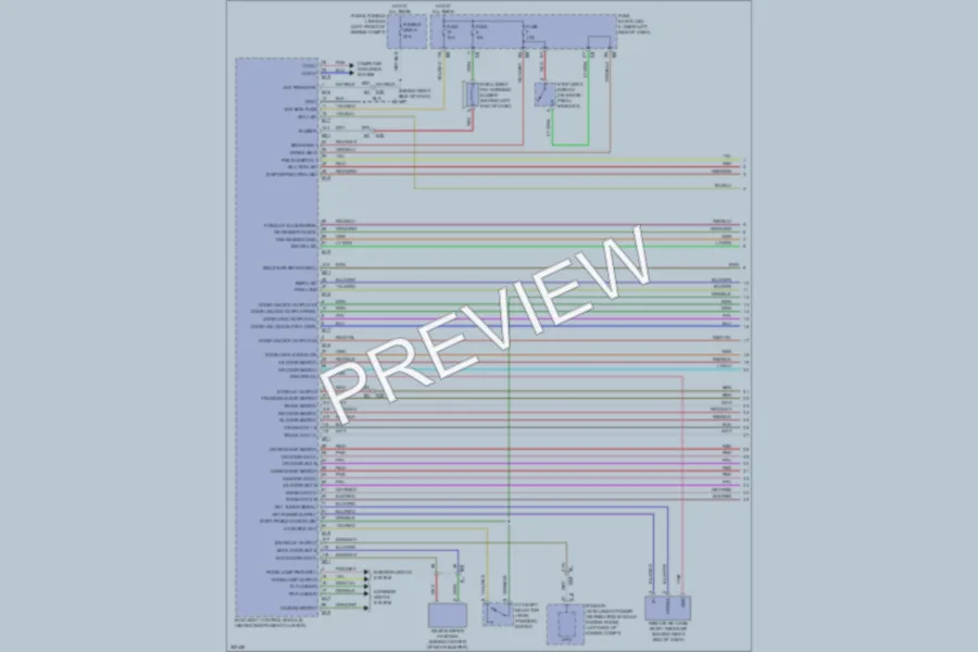 2011 Nissan Maxima Anti Theft wiring diagram preview