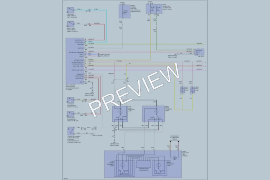 2011 Nissan Maxima Interior Lights wiring diagram preview