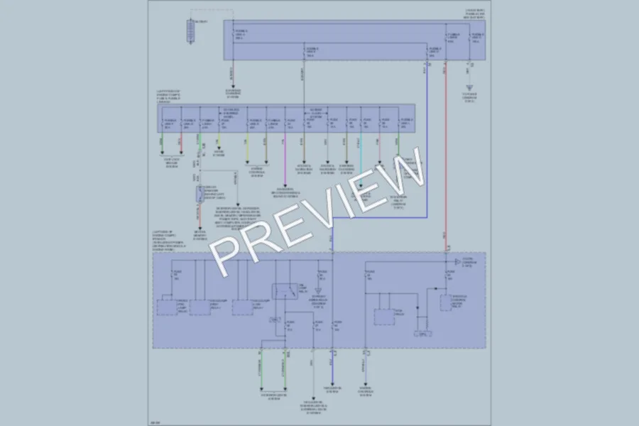2011 Nissan Maxima Power Distribution wiring diagram preview