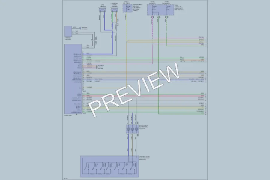 2011 Nissan Maxima Radio wiring diagram preview