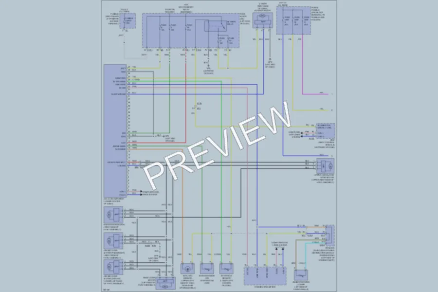 2011 Nissan Murano Air Conditioning wiring diagram preview