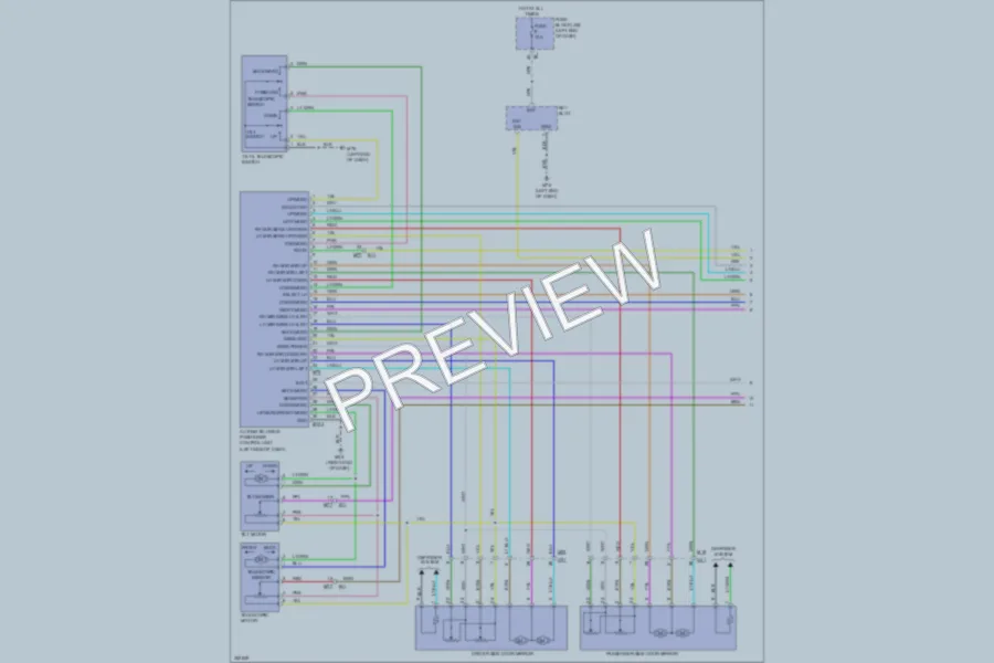 2011 Nissan Murano Memory Systems wiring diagram preview