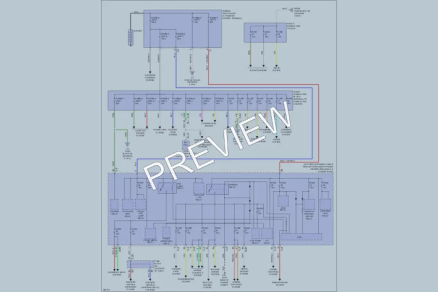 2011 Nissan Murano Power Distribution wiring diagram preview