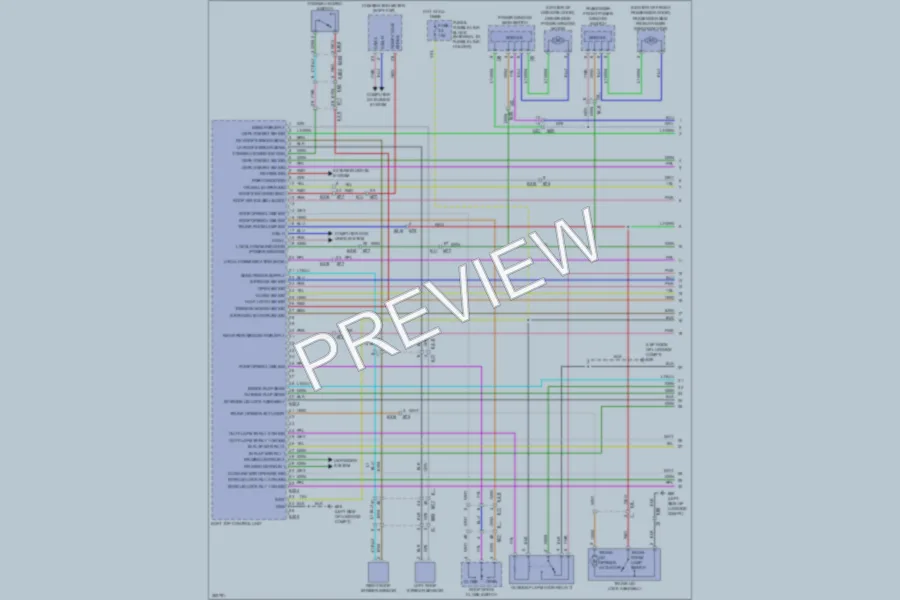 2011 Nissan Murano Power Top Sunroof wiring diagram preview