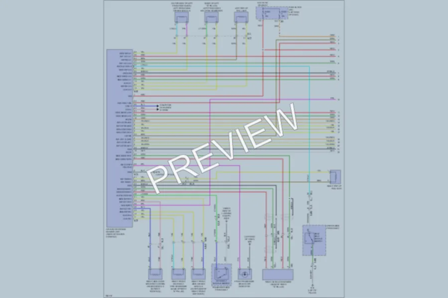 2011 Nissan Murano Supplemental Restraints wiring diagram preview