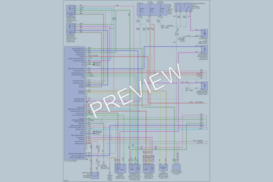 2011 Nissan Pathfinder Air Conditioning wiring diagram preview