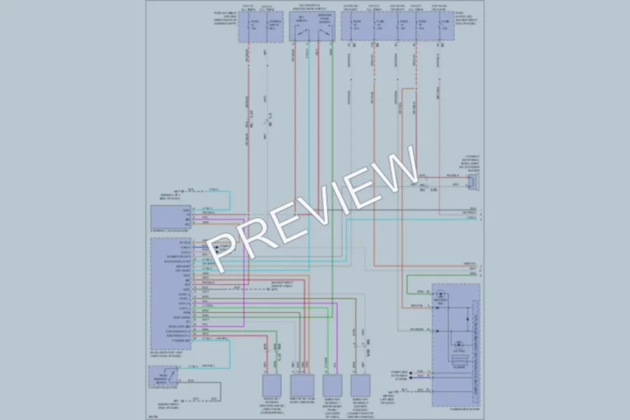 2011 Nissan Pathfinder Anti Theft wiring diagram preview