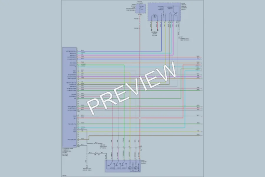 2011 Nissan Pathfinder Memory Systems wiring diagram preview