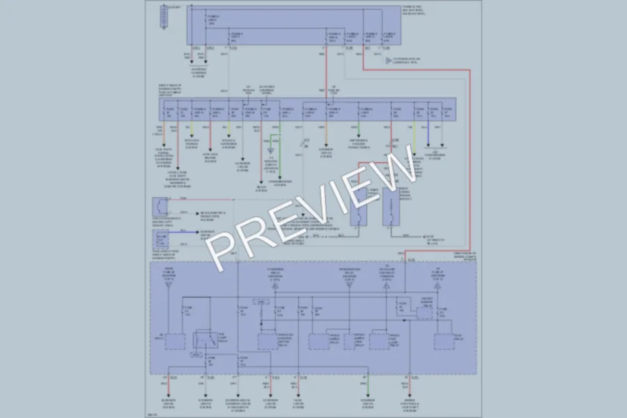 2011 Nissan Pathfinder Power Distribution wiring diagram preview