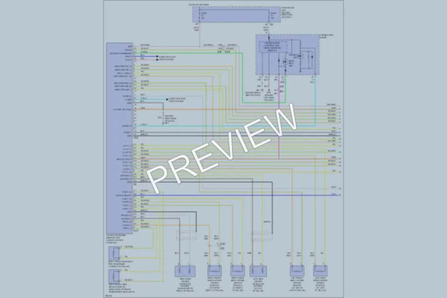 2011 Nissan Pathfinder Supplemental Restraints wiring diagram preview