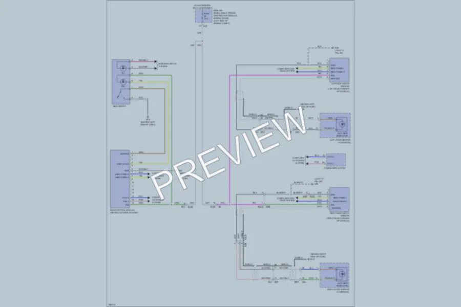 2011 Nissan Quest Navigation wiring diagram preview