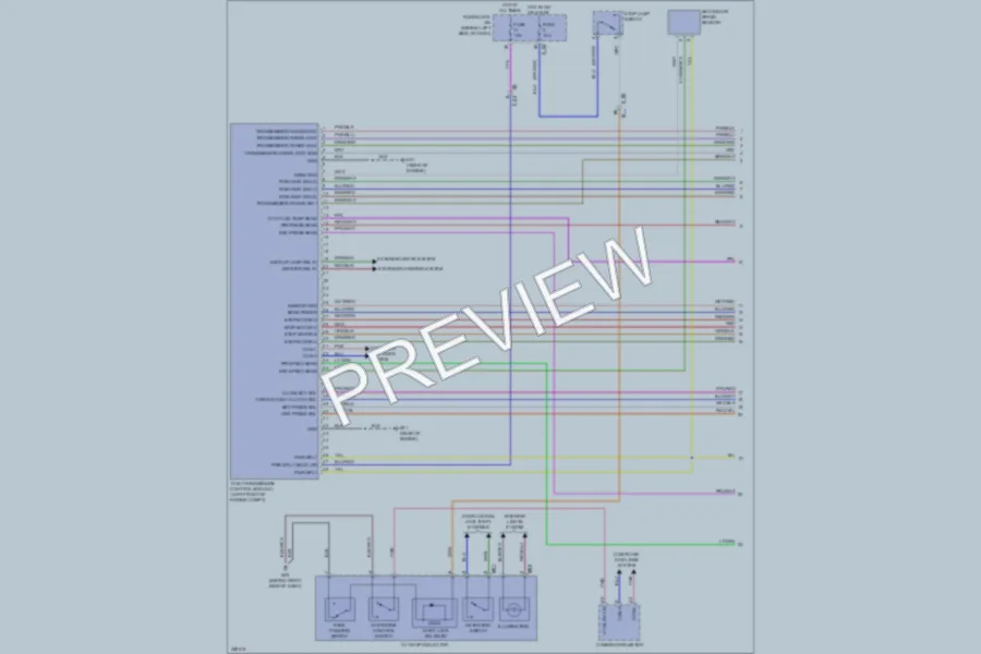 2011 Nissan Quest Transmission wiring diagram preview