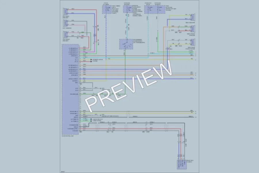 2011 Nissan Rogue Navigation wiring diagram preview