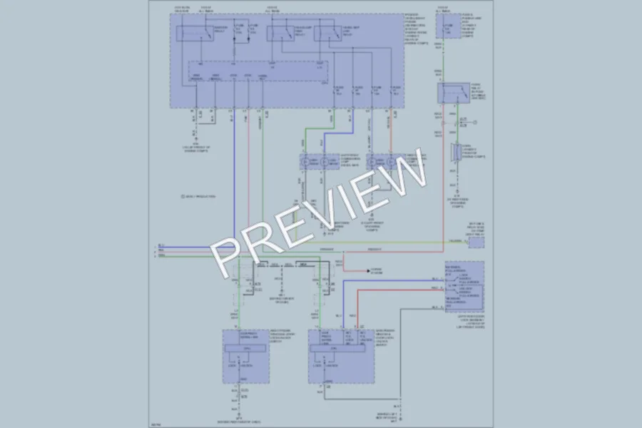 2011 Nissan Titan Anti Theft wiring diagram preview