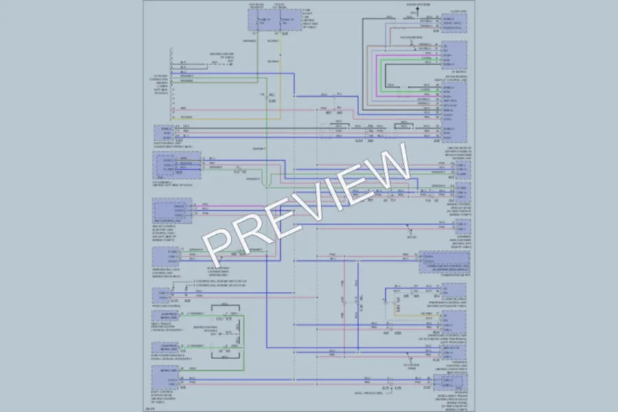 2011 Nissan Titan Computer Data Lines wiring diagram preview