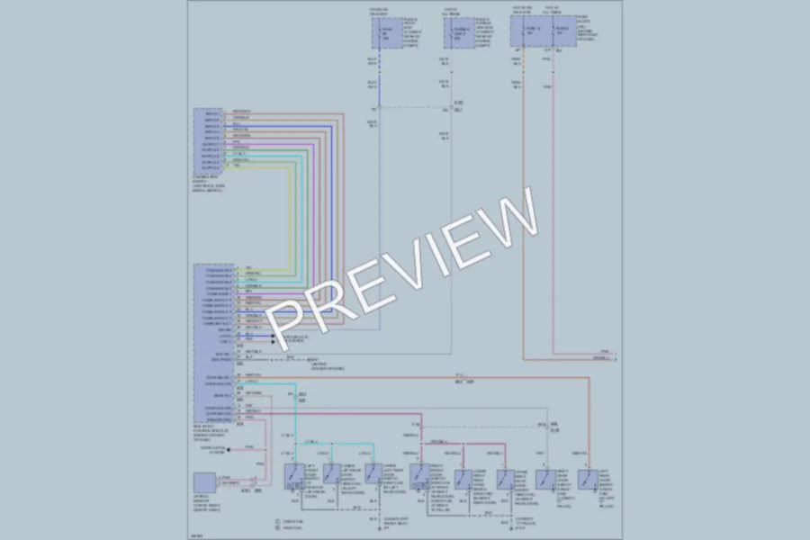 2011 Nissan Titan Headlights wiring diagram preview