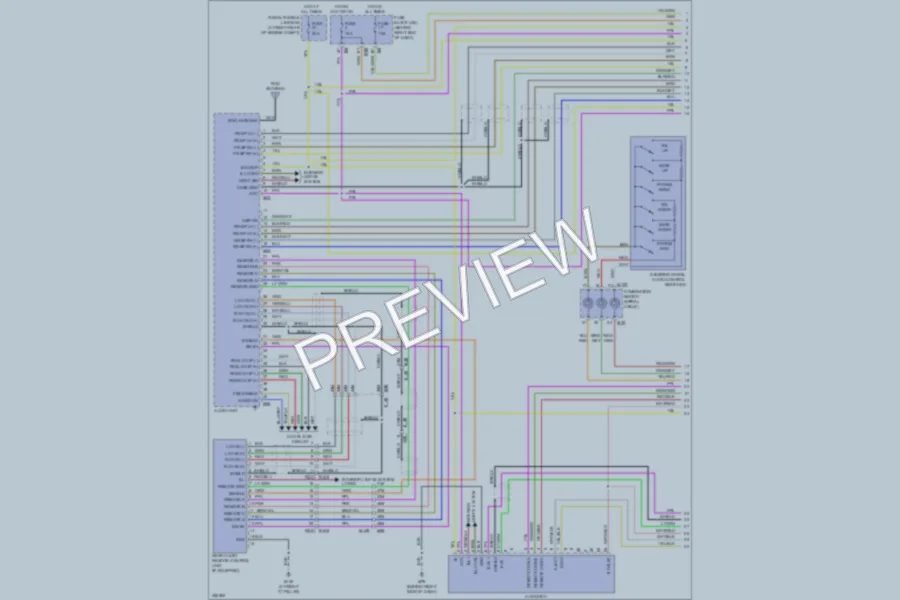 2011 Nissan Titan Navigation wiring diagram preview