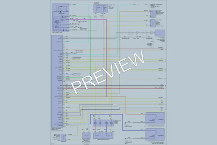 2011 Nissan Xterra Supplemental Restraints wiring diagram preview