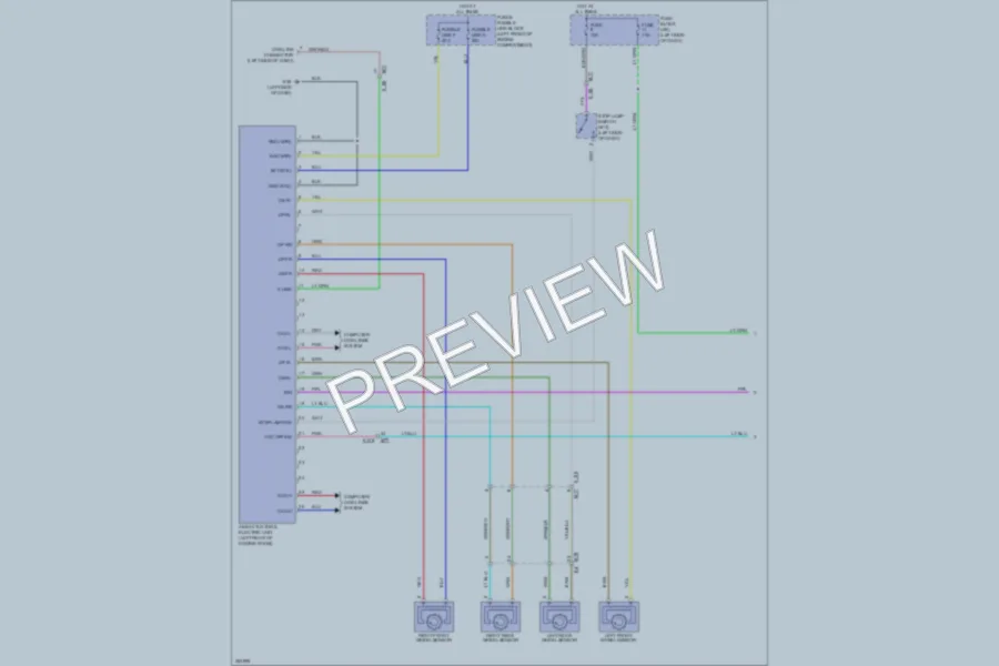 2011 Nissan cube Anti Lock Brakes wiring diagram preview