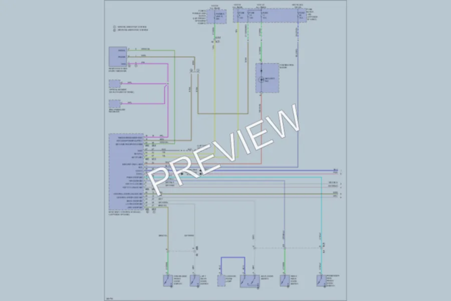 2011 Nissan cube Anti Theft wiring diagram preview