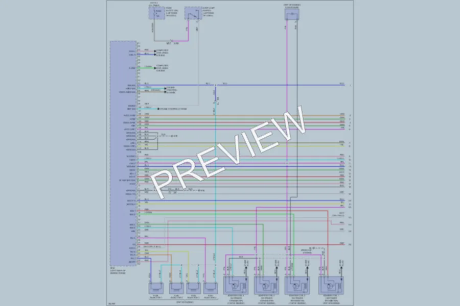 2011 Nissan cube Engine Performance wiring diagram preview