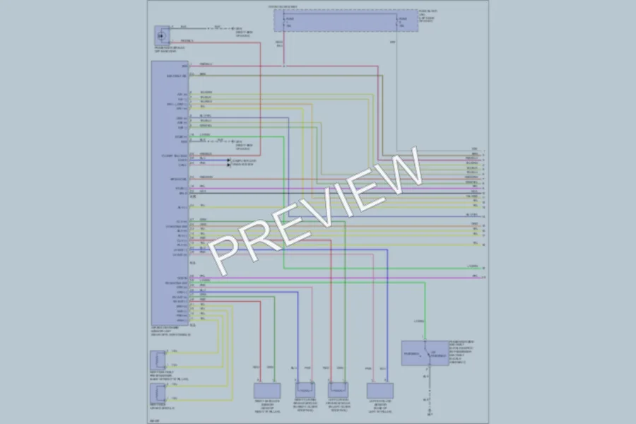 2011 Nissan cube Supplemental Restraints wiring diagram preview