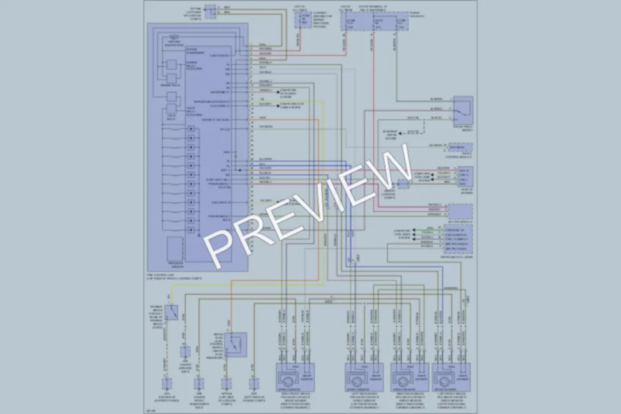 2011 Porsche 911 Anti Lock Brakes wiring diagram preview
