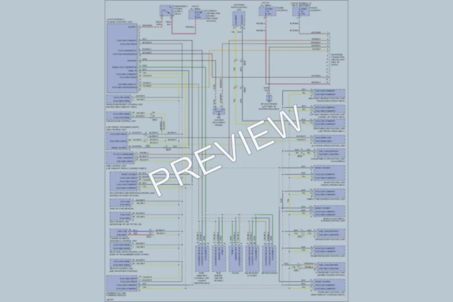 2011 Porsche 911 Computer Data Lines wiring diagram preview