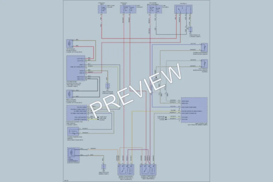 2011 Porsche 911 Cooling Fan wiring diagram preview